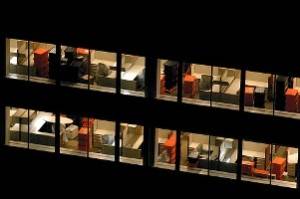 Office at night