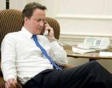 David CAmeron phone