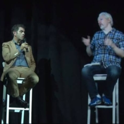 Julian Assange escapes incarceration to take part in conference as a hologram