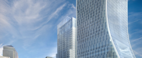 Planning permission granted for two major towers at Canary Wharf