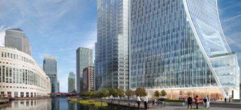 Planning permission granted for two major towers at Canary Wharf