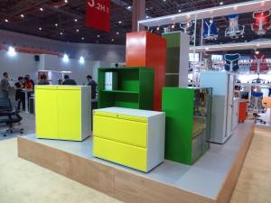 Posh products on Herman Miller's stand