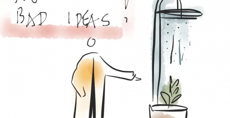 The Genesis of ideation and the places we go to have our best ideas