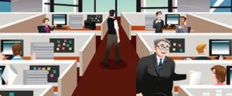 Nearly half of employees still assigned to same place as the traditional office clings on