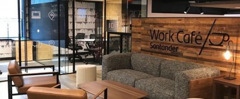 Santander reopens closed branch as coworking space