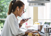 Women find it more difficult to separate remote work from their family lives