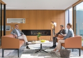 The pace of office downsizing appears to be slowing to a stop