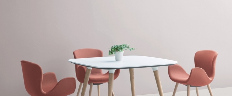 Phlox – A collection of collaborative chairs and tables inspired by nature