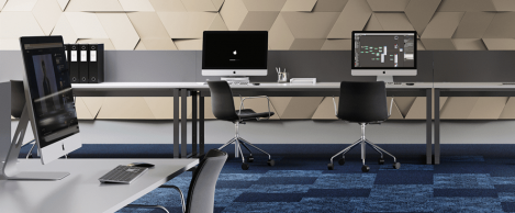 New flooring design from IVC explores the principles of architectural geometry
