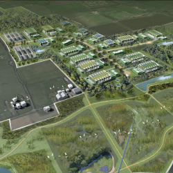 A rendering of the plans for the datacentre in Havering