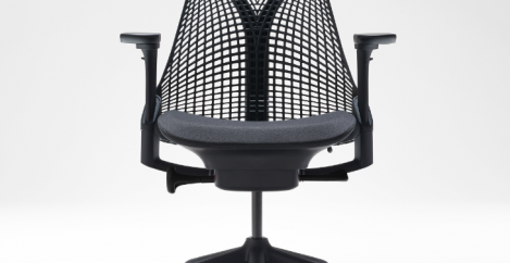 Herman Miller extends use of ocean-bound plastic with Sayl chair 