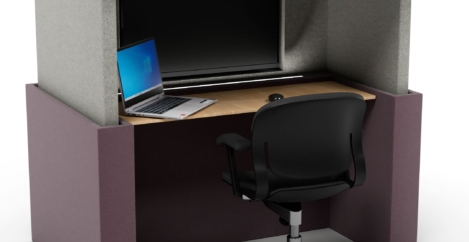 AgileAcoustics Unveils hilo.work- the World’s first electric height-adjustable office privacy screen