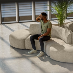 The Bloom modular sofa system from Ocee & Four Design promises a new approach to flexible shared seating, perfect for modern workspaces - no matter how people like to work