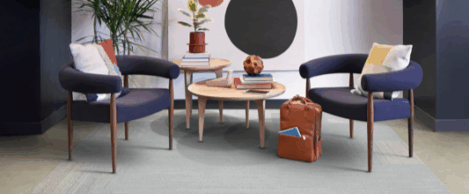 Interface expands Woven Gradience carpet tile collection with new transition colourways inspired by nature   