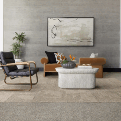 Interface, the global flooring solutions company and sustainability leader, has introduced In The Mix™, its latest resilient style blending the on-trend look of terrazzo with the performance benefits of LVT