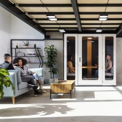 Acoustic office phone booths like those designed by MEAVO, give every type of conversation a home of its own, creating calm, private spaces exactly where people need them.